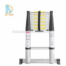 EN131-6 standard soft close one time telescopic ladder